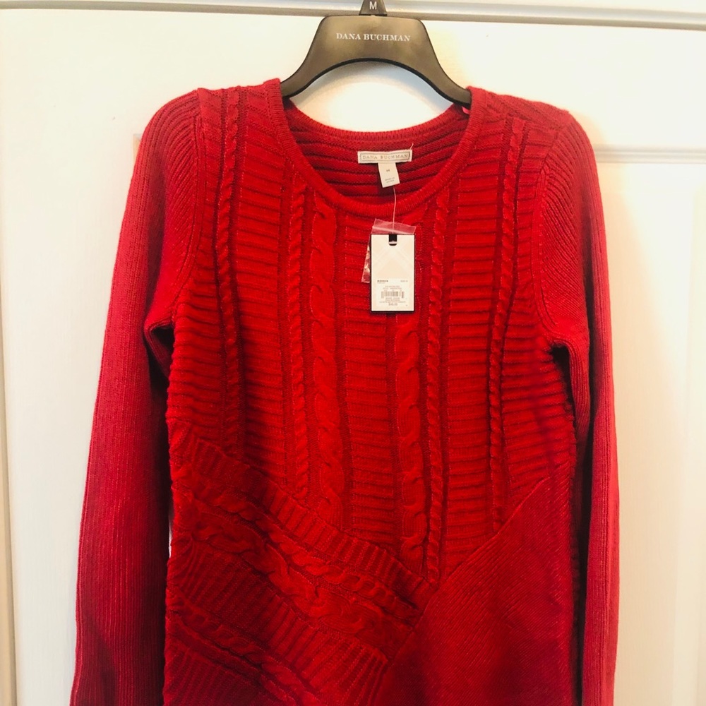 Dana Buchman red sweater
